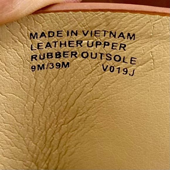 MICHAEL Miichael Kors Linden Brown Slip On Leather Sandals Size 9M Flat Jute - Picture 10 of 12